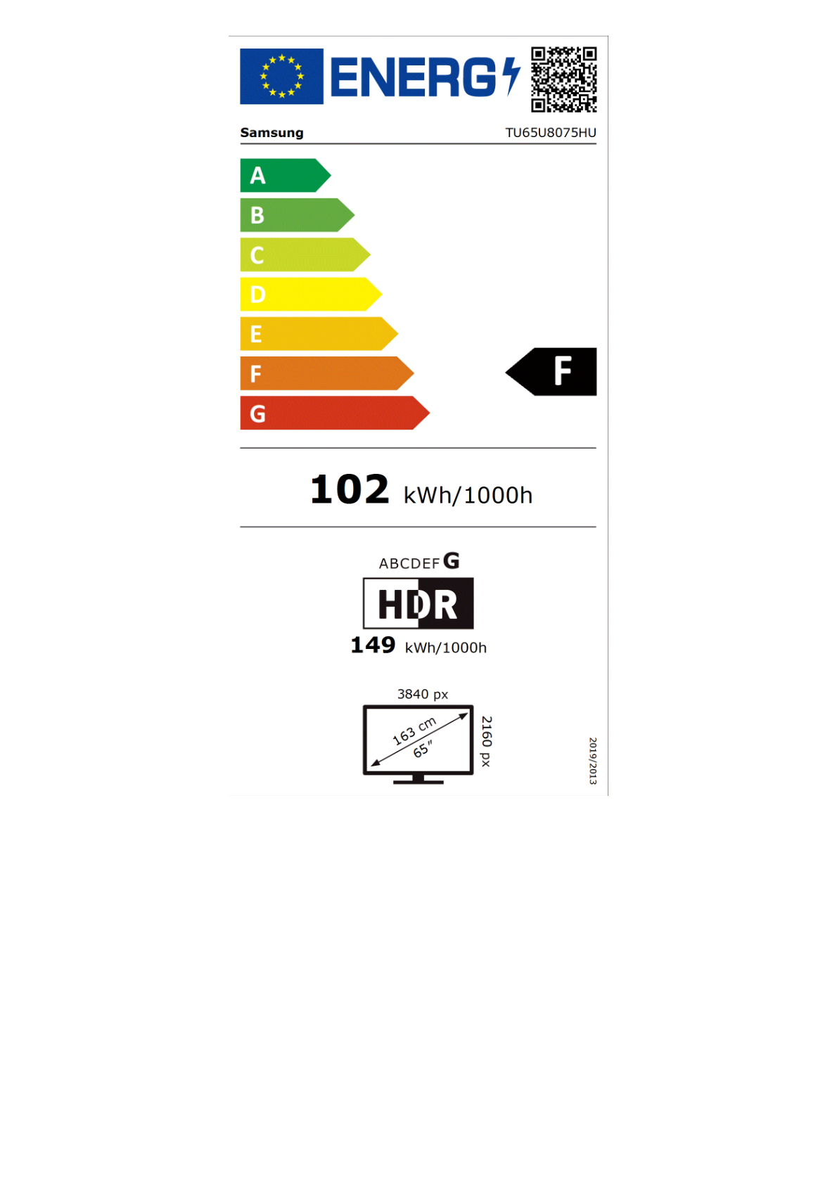 Certificado energ&eacute;tico F